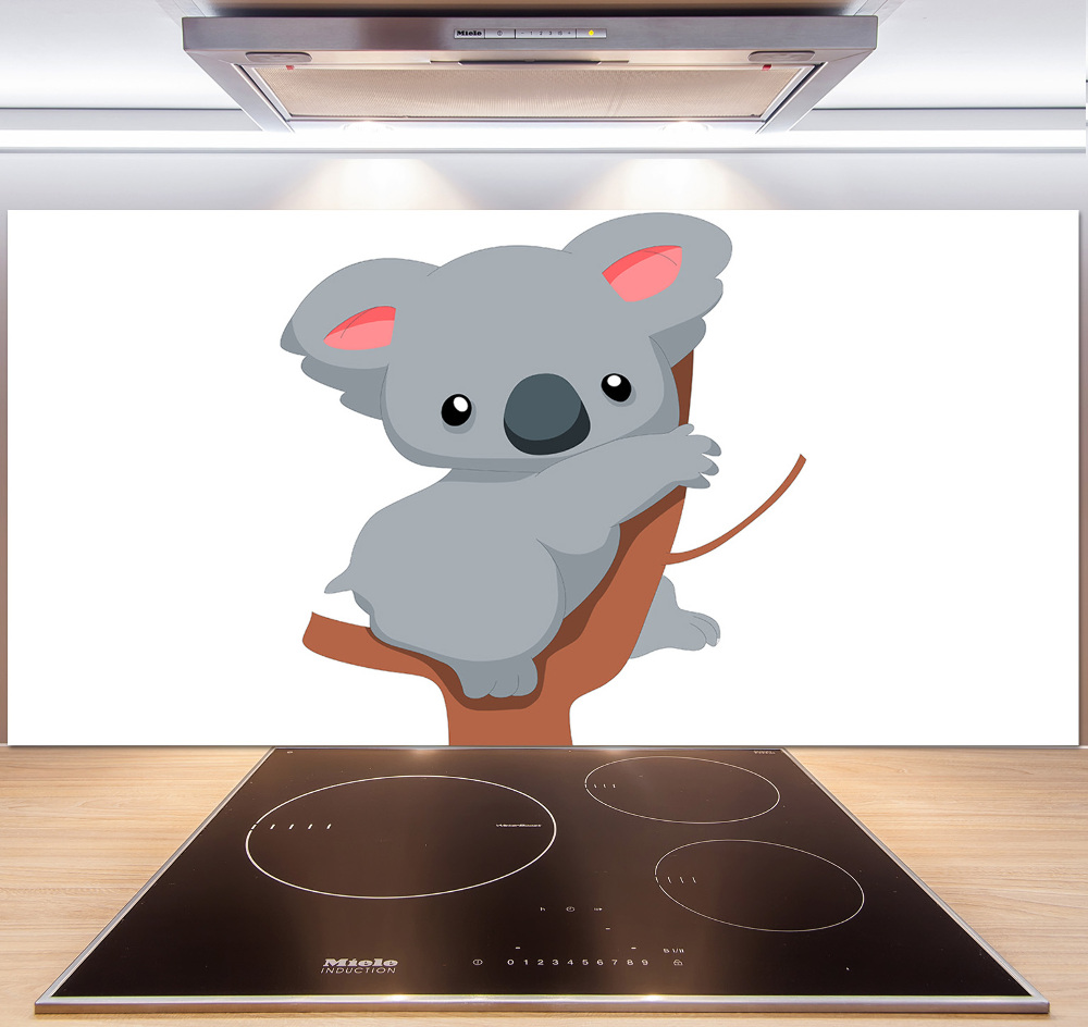 Cooker splashback Koala on a tree