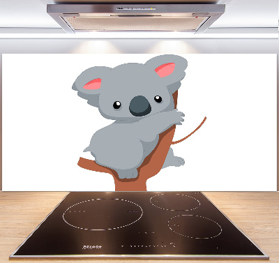 Cooker splashback Koala on a tree