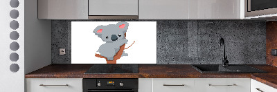 Cooker splashback Koala on a tree