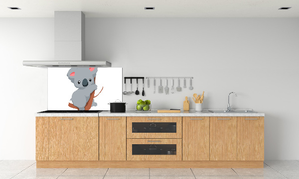 Cooker splashback Koala on a tree