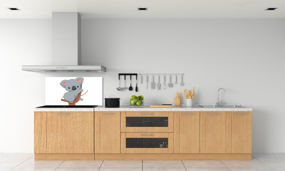 Cooker splashback Koala on a tree