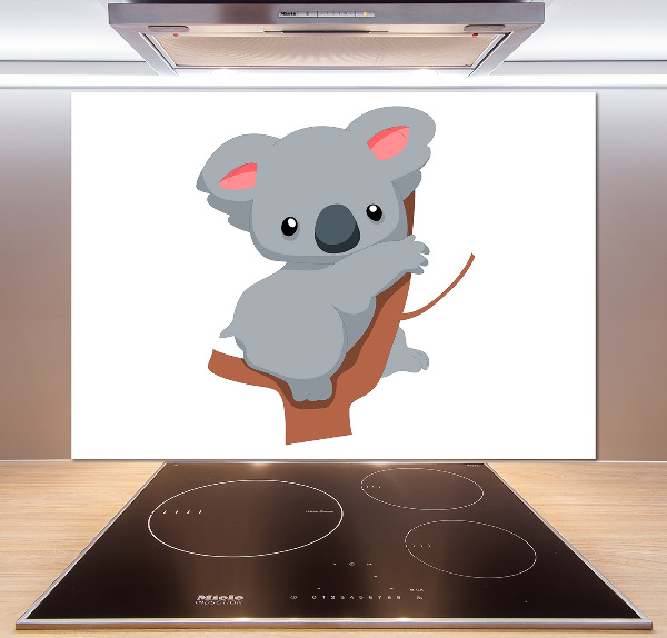 Cooker splashback Koala on a tree