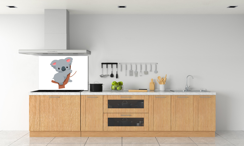 Cooker splashback Koala on a tree