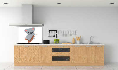 Cooker splashback Koala on a tree