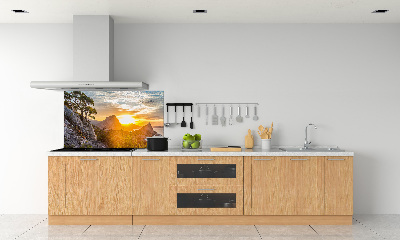 Cooker splashback Sunset