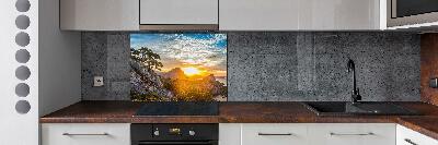 Cooker splashback Sunset