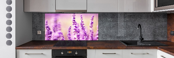 Cooker splashback Lavender