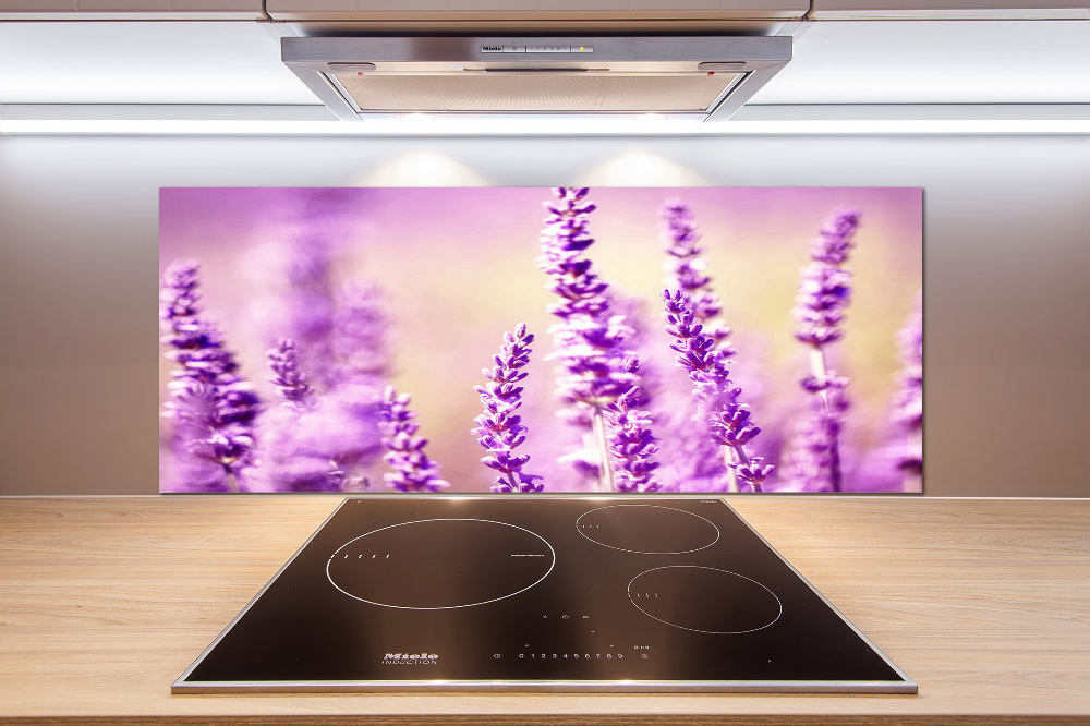 Cooker splashback Lavender