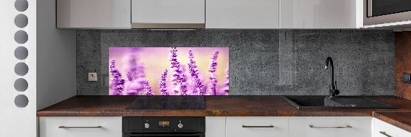 Cooker splashback Lavender