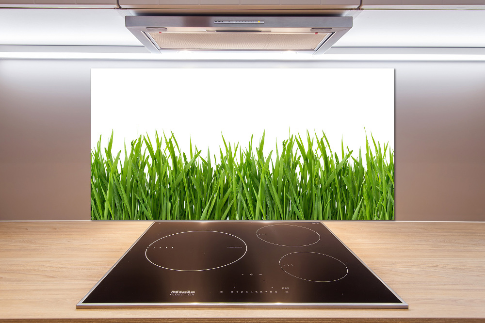 Cooker splashback Grass