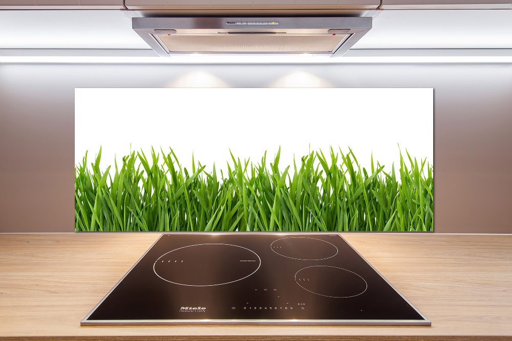 Cooker splashback Grass