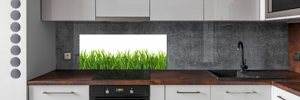 Cooker splashback Grass