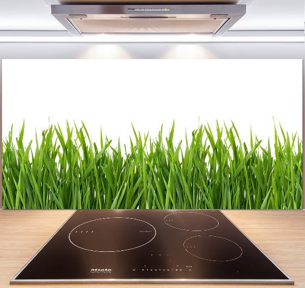 Cooker splashback Grass