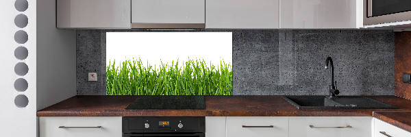 Cooker splashback Grass