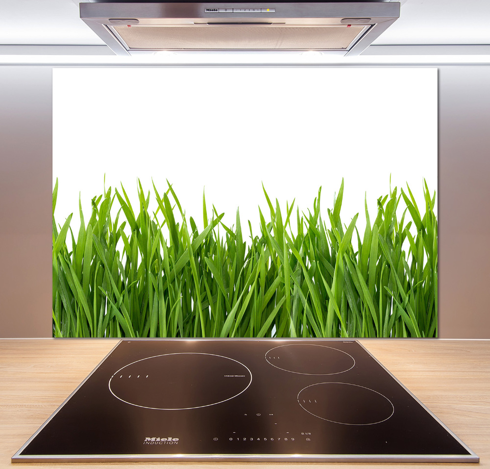 Cooker splashback Grass