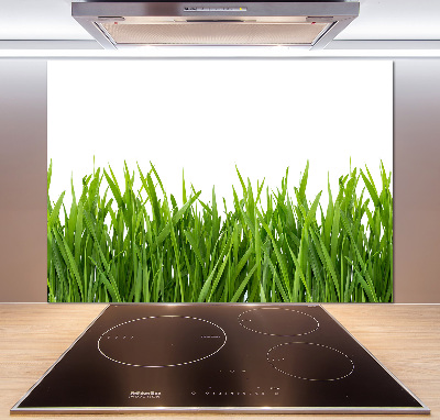 Cooker splashback Grass