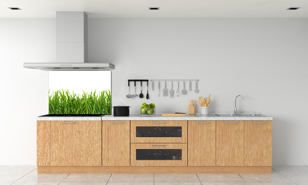 Cooker splashback Grass