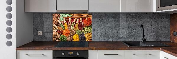 Cooker splashback Colorful spices