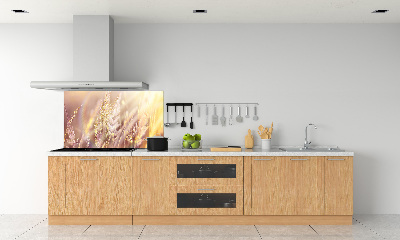 Cooker splashback Tall grass