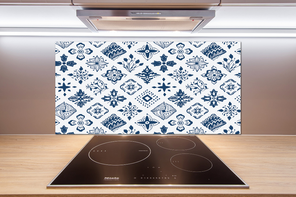 Cooker splashback Floral pattern