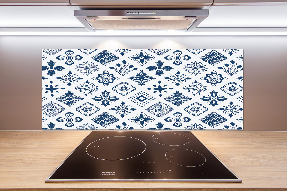 Cooker splashback Floral pattern