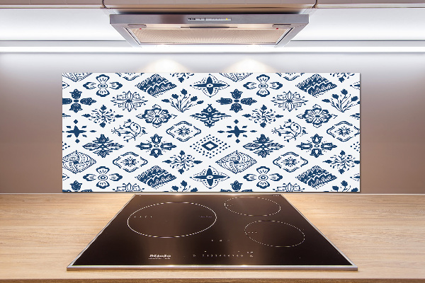 Cooker splashback Floral pattern