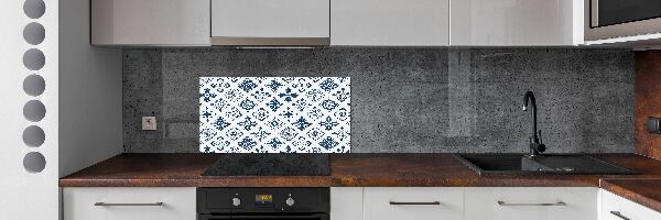 Cooker splashback Floral pattern