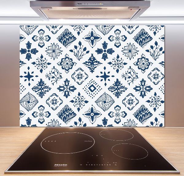 Cooker splashback Floral pattern