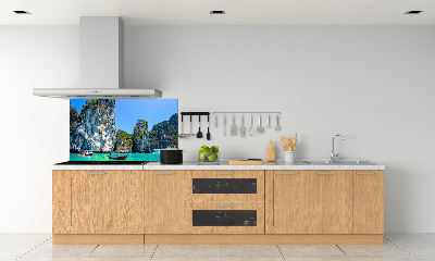 Cooker splashback Thailand boats