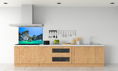 Cooker splashback Thailand boats