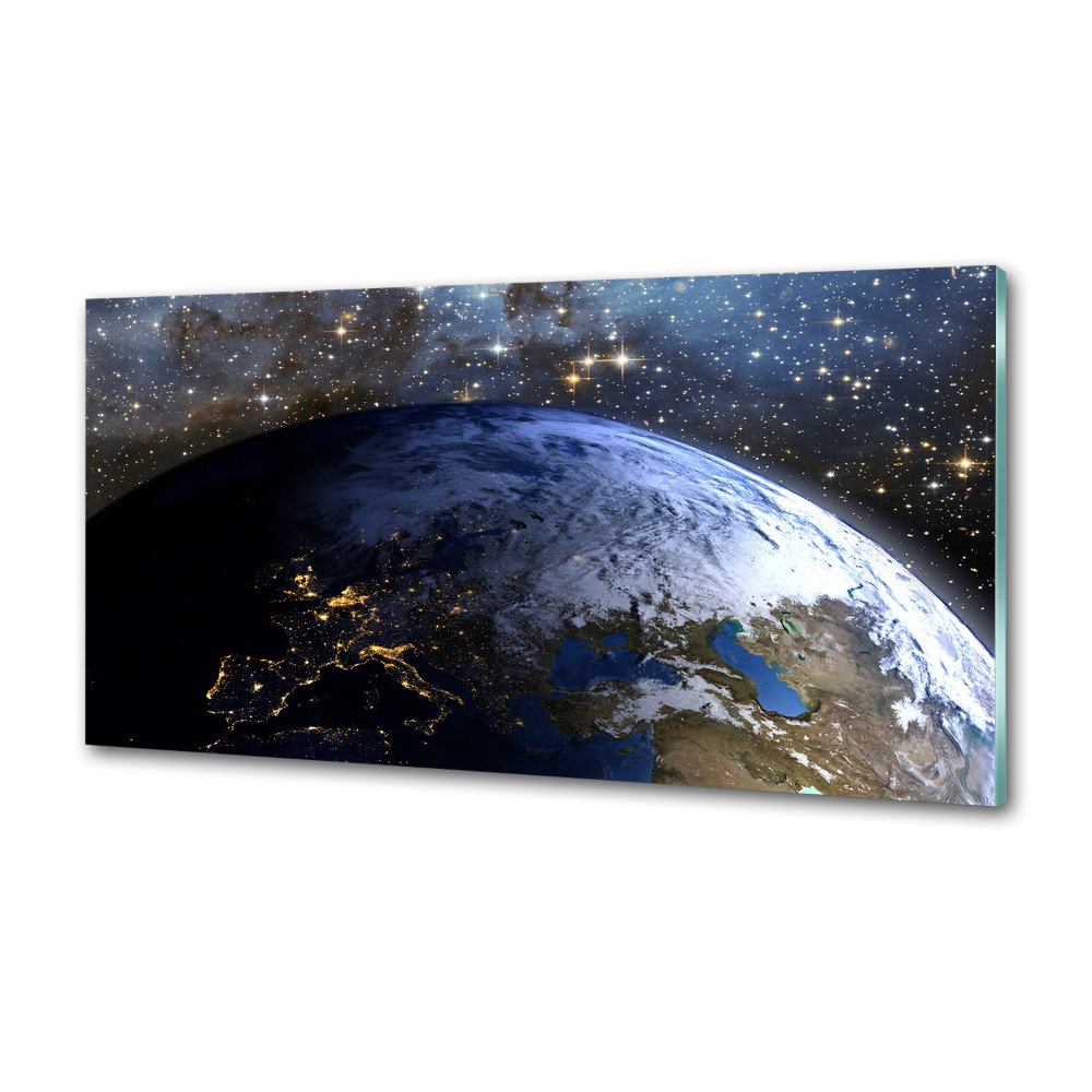 Cooker splashback Planet Earth