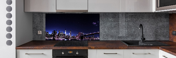 Cooker splashback Brooklyn bridge