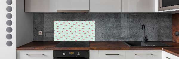 Cooker splashback Pattern roses