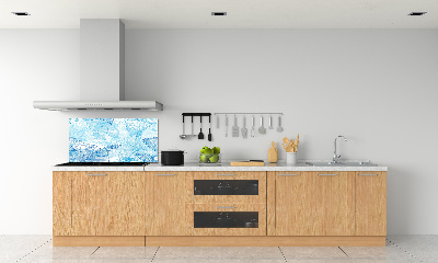 Cooker splashback Hawaiian flowers