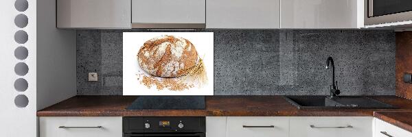 Cooker splashback Bread and wheat