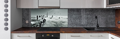 Cooker splashback Fog on Dubai