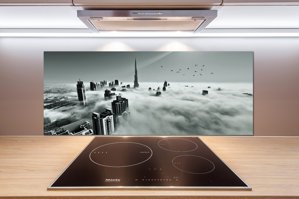 Cooker splashback Fog on Dubai