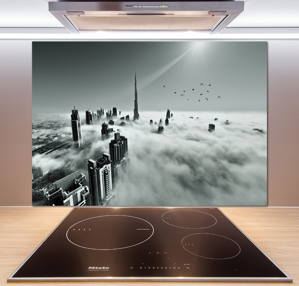 Cooker splashback Fog on Dubai