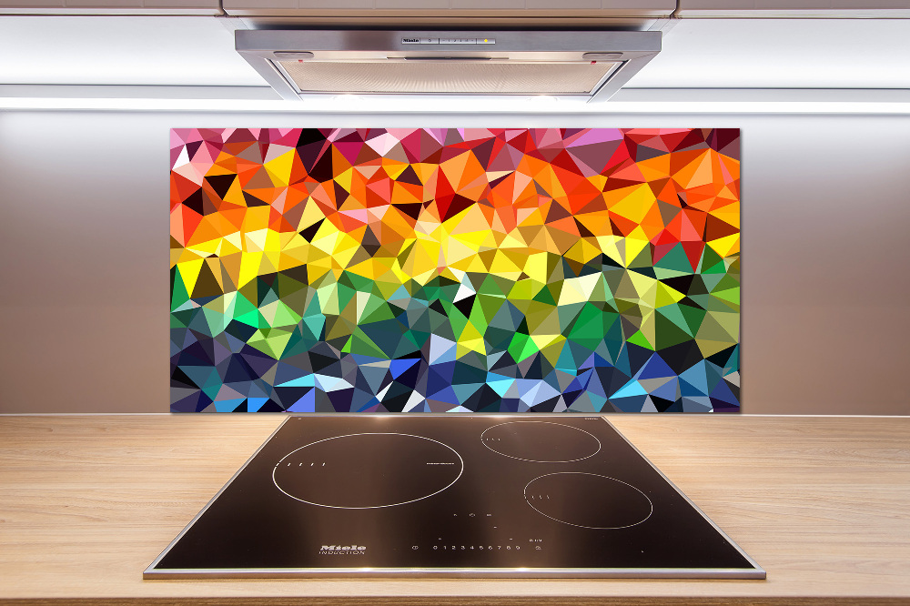 Cooker splashback Geometric background