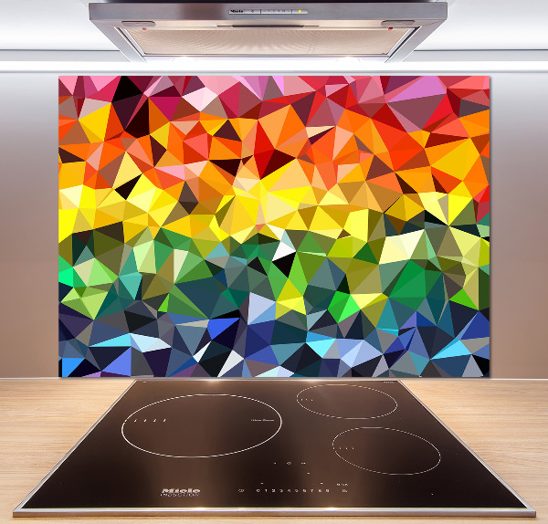 Cooker splashback Geometric background