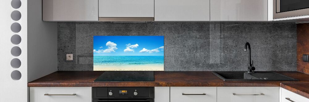 Kitchen splashback Paradise beach