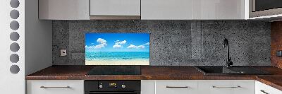 Kitchen splashback Paradise beach