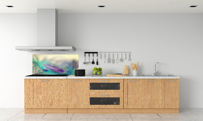 Cooker splashback Drop on the feather