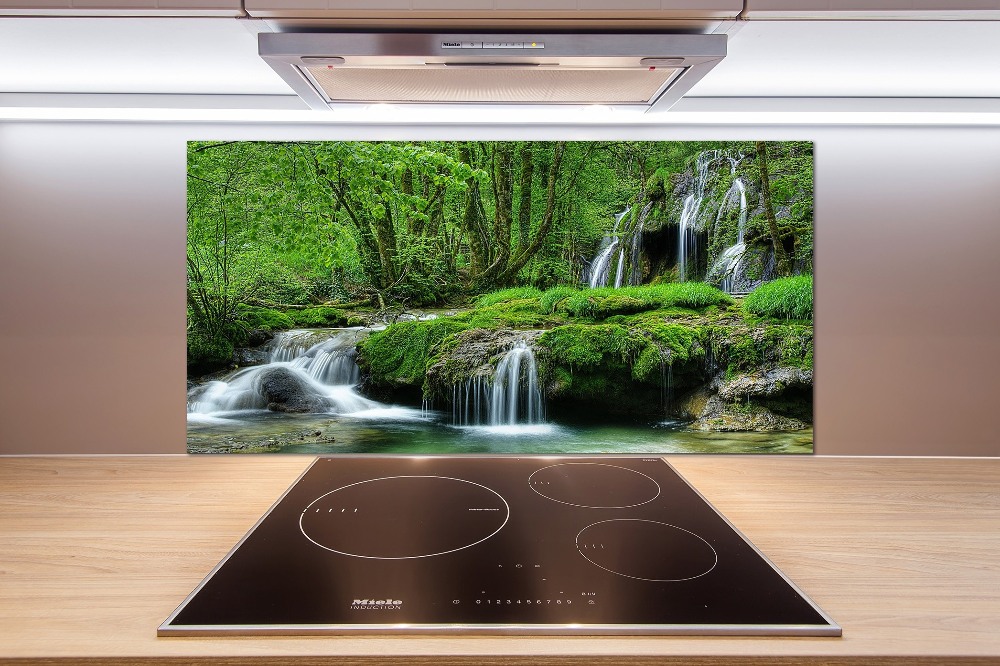 Cooker splashback Cascades