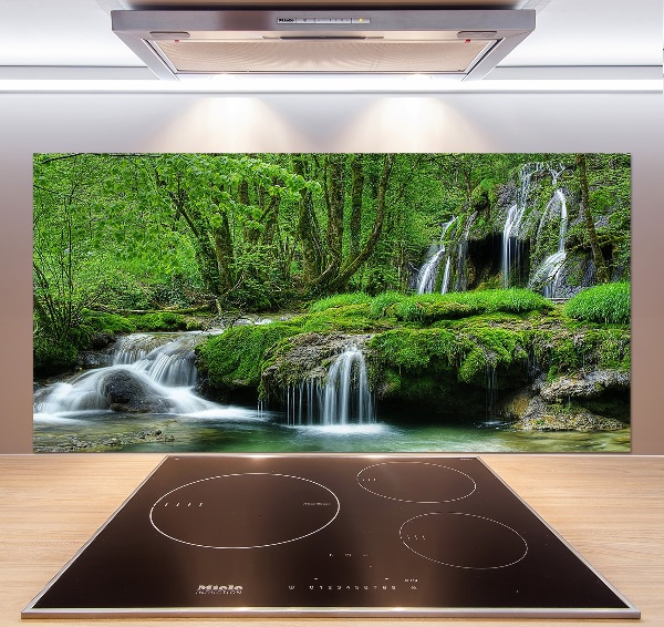 Cooker splashback Cascades