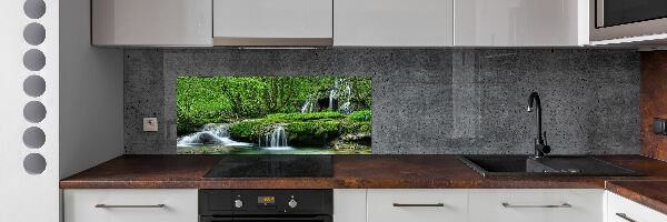 Cooker splashback Cascades