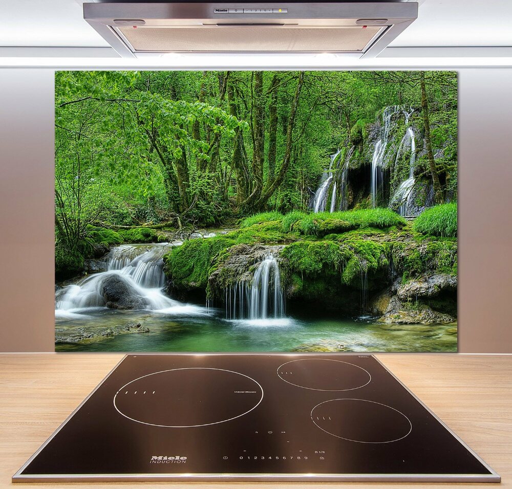 Cooker splashback Cascades