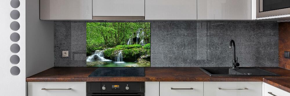 Cooker splashback Cascades