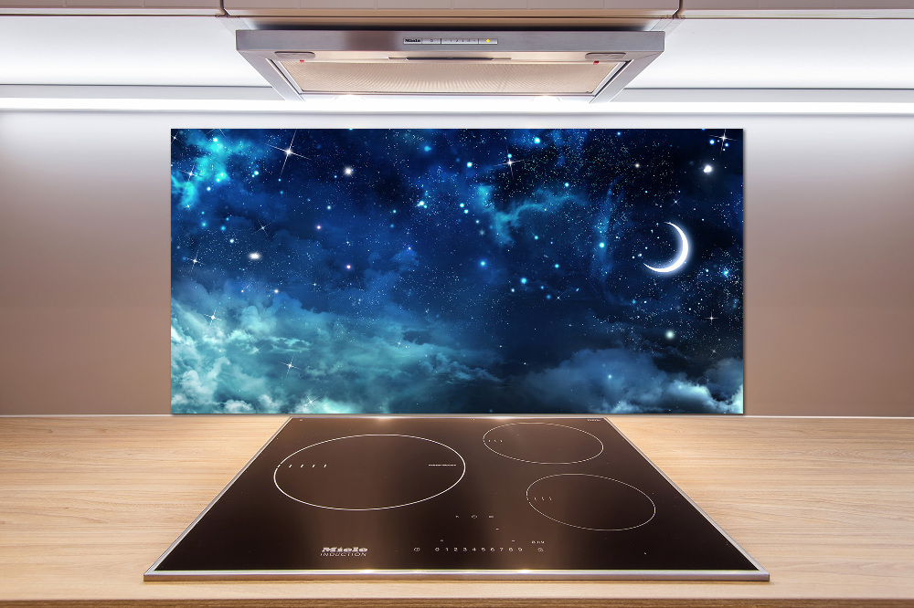 Cooker splashback Starry sky