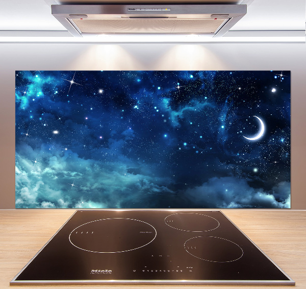 Cooker splashback Starry sky